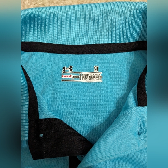Under Armour Toddler Boys Blue Polo 2T - Picture 2 of 3